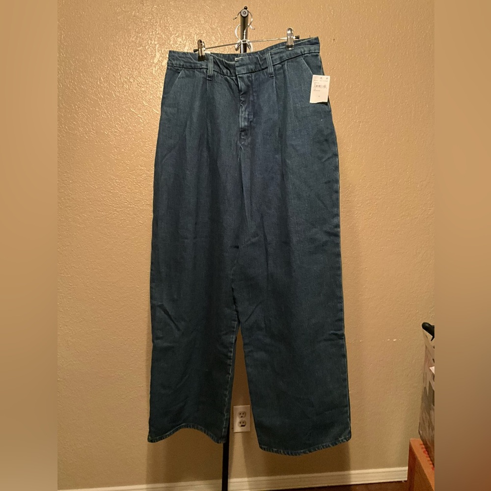 Good American WIDE LEG TROUSER Jeans - Blue